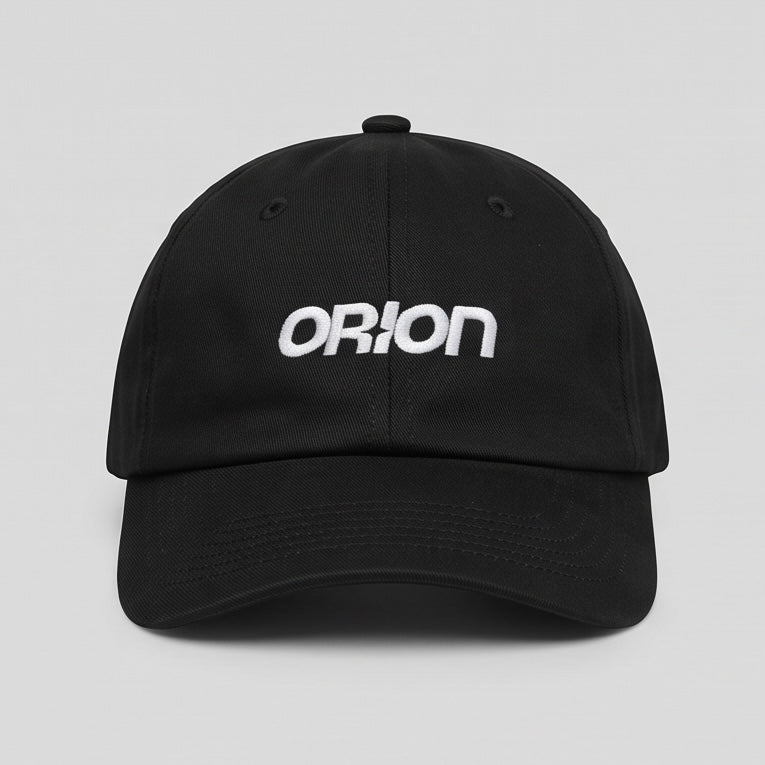 Casquette CrossFit ORION Athletics coton 6 panneaux noire