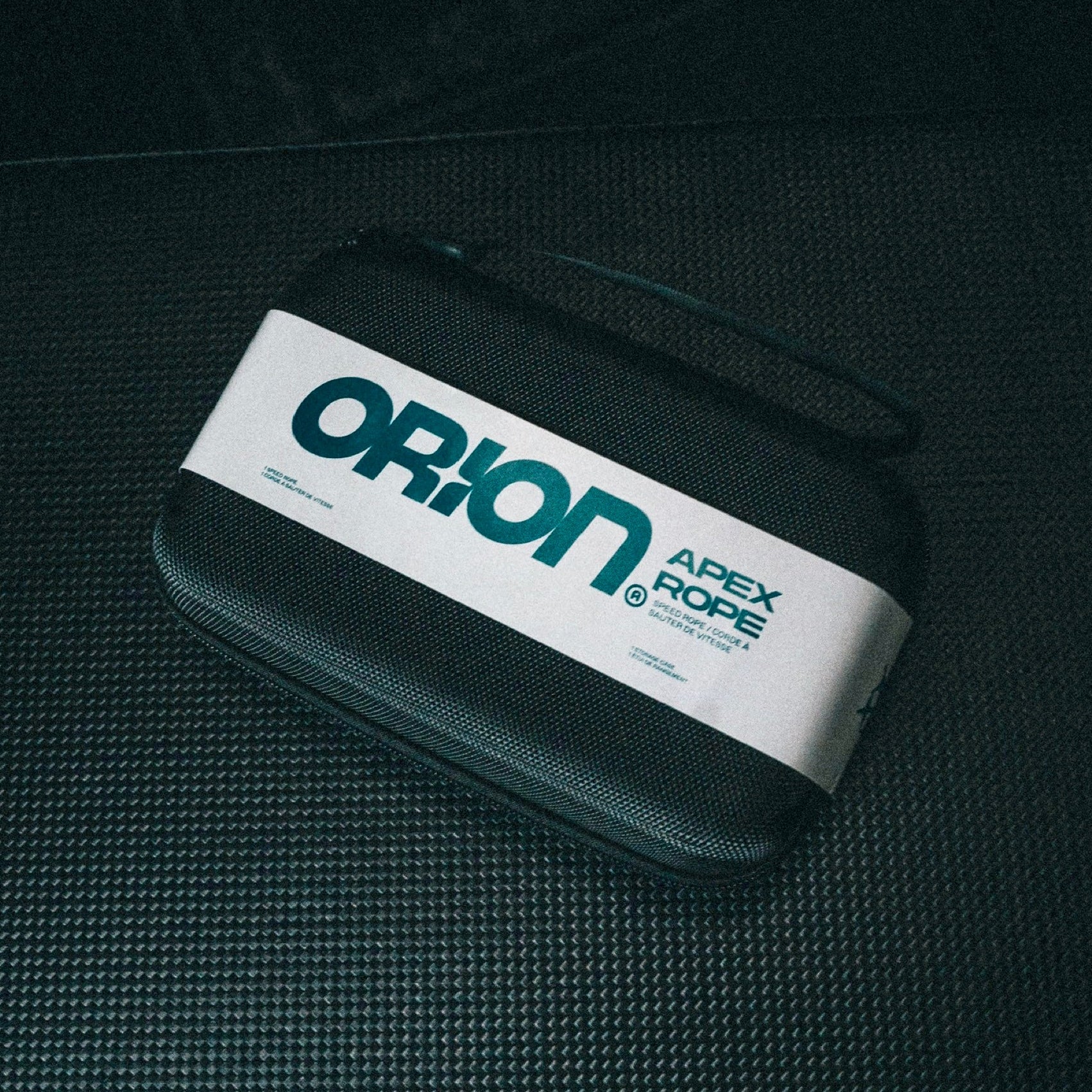Corde à sauter CrossFit ORION Athletics APEX Rope turquoise étui