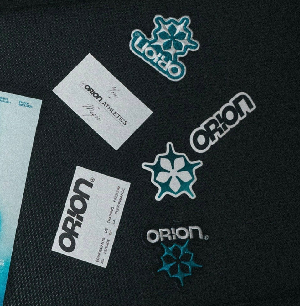 CrossFit ORION Athletics stickers cartes de visite & patchs