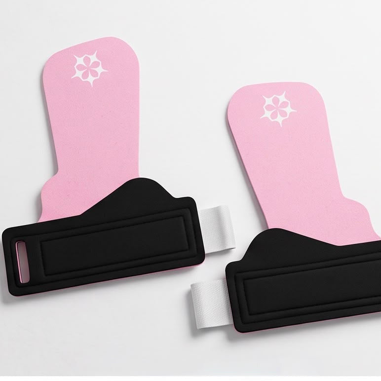 Maniques CrossFit ORION Athletics EDGE Grip Octobre Rose palm side