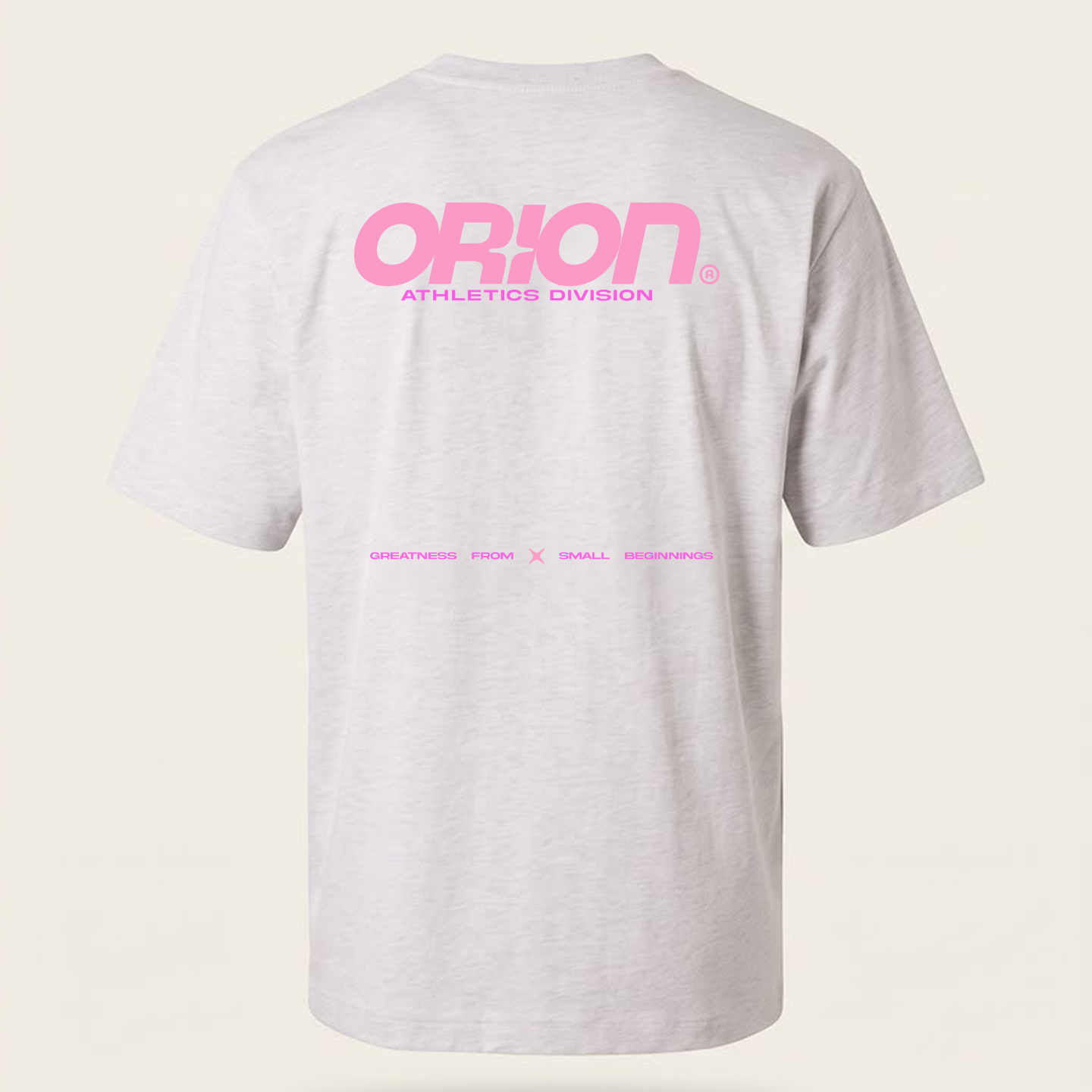 T-shirt CrossFit ORION Athletics oversize Octobre Rose Back